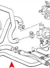 URO Parts Heater Hose BMW                                     - 11531722743 - Image 2