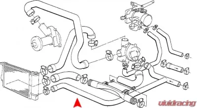 URO Parts Heater Hose BMW - 11531722743