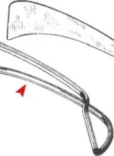 URO Parts Rear Window Seal Mercedes-Benz                                     - 1156780820 - Image 2