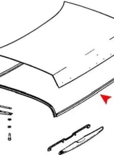 URO Parts Trunk Seal Mercedes-Benz                                     - 1157580098 - Image 2