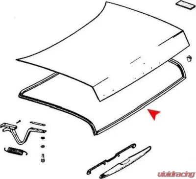 URO Parts Trunk Seal Mercedes-Benz - 1157580098
