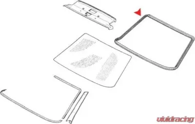 URO Parts Windshield Seal Mercedes-Benz - 1166710120