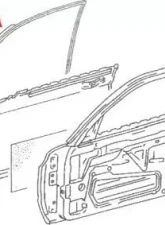 URO Parts Door Seal Mercedes-Benz Front Right                                     - 1267200278 - Image 2