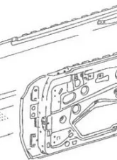 URO Parts Door Seal Mercedes-Benz Right                                     - 1267200478 - Image 2