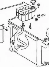 URO Parts Radiator Hose Mercedes-Benz Lower                                     - 1295012482 - Image 2