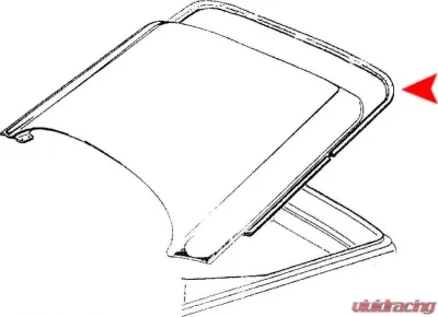 URO Parts Trunk Seal BMW Rear - 51715476161