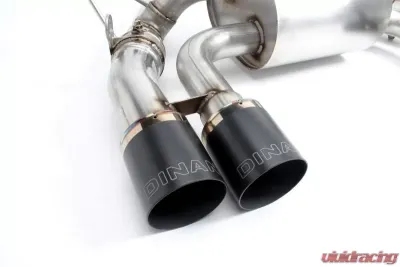Dinan Free Flow Stainless Exhaust with Black Tips BMW M4 F82 15-20 - D660-0050-BLK