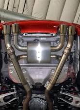 Dinan Free Flow Stainless Exhaust with Black Tips BMW M4 F82 15-20                                     - D660-0050-BLK - Image 4