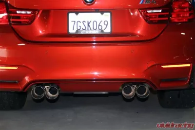 Dinan Free Flow Stainless Exhaust with Black Tips BMW M4 F82 15-20 - D660-0050-BLK
