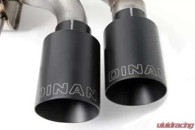 Dinan Free Flow Stainless Exhaust w/Bolt-On Black Tips BMW M550i G30 2017-2021 - D660-0075-BLK