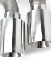 Dinan Free Flow Stainless Exhaust w/Bolt-On Polished Tips BMW M550i G30 2017-2021                                     - D660-0075 - Image 4