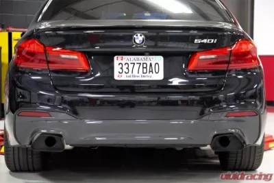 Dinan Free Flow Stainless Exhaust w/Black Tips BMW G30 540i 16-19 - D660-0078-BLK
