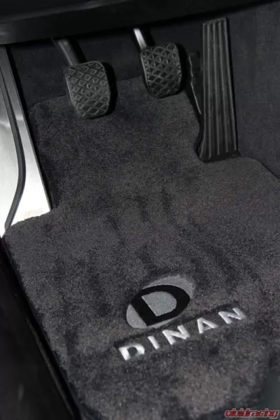 Dinan F30 MATS; BLACK W/ SILVER LOGO - D701-DNBW1012-4C-BLK