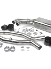 Dinan Valved Axle Back Exhaust With Ceramic Black Tips BMW F97 X3M|F98 X4M 2020-2025                                     - D660-0086-BLK - Image 6