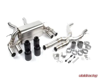 Dinan Free Flow Axle-Back Exhaust & X-Pipe Black Tips BMW M2C 2019-2021 - D660-0082-BLK