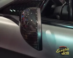 Exotic Car Gear Carbon Fiber 2pc Mirror Covers Aston Martin Vantage V12 06-09
