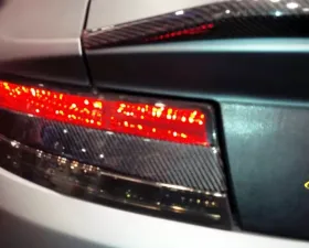 Exotic Car Gear Carbon Fiber 1-Pair Rear Taillight Inserts Aston Martin Vantage V8 2006+