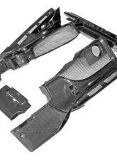 Exotic Car Gear Carbon Fiber 5pc Engine Bay Panel Set Audi R8 V10                                     - ECG-AUD-R8EB5 - Image 2