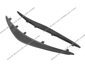 Exotic Car Gear Carbon Fiber 1-Pair Front Bumper Canards Audi R8