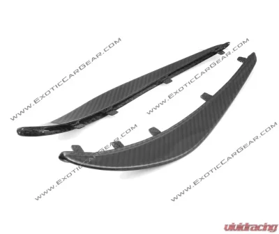 Exotic Car Gear Carbon Fiber 1-Pair Front Bumper Canards Audi R8 - ECG-AUD-R8FW