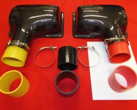 Exotic Car Gear Carbon Fiber Air Box w/ Fitting Kit Ferrari 360