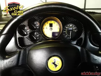 Exotic Car Gear Carbon Fiber Dash Cluster Surround Ferrari 360 - ECG-FER-360DCT