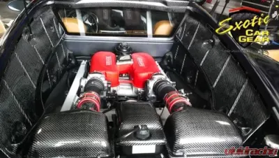 Exotic Car Gear Carbon Fiber 3pc OEM Engine Bay Panels Ferrari 360 Modena Coupe - ECG-FER-360EBPM