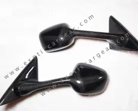 Exotic Car Gear Carbon Fiber 1-Pair GT Wing Mirrors Ferrari 360 LHD