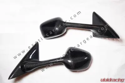 Exotic Car Gear Carbon Fiber 1-Pair GT Wing Mirrors Ferrari 360 LHD - ECG-FER-360GTML