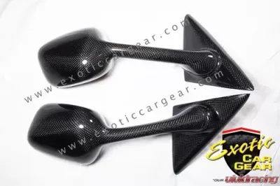 Exotic Car Gear Carbon Fiber 1-Pair GT Wing Mirrors Ferrari 360 LHD - ECG-FER-360GTML