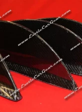 Exotic Car Gear Carbon Fiber Rear Diffuser Fins Ferrari 360                                     - ECG-FER-360RDF - Image 2