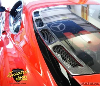 Exotic Car Gear Carbon Fiber 1-Pair Rear Window Louvers Ferrari 360 Modena Coupe - ECG-FER-360RWLM