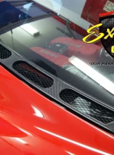Exotic Car Gear Carbon Fiber 1-Pair Rear Window Louvers Ferrari 360 Modena Coupe                                     - ECG-FER-360RWLM - Image 3