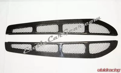 Exotic Car Gear Carbon Fiber 1-Pair Rear Window Louvers Ferrari 360 Spider - ECG-FER-360RWLS