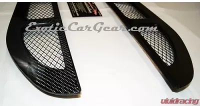 Exotic Car Gear Carbon Fiber 1-Pair Rear Window Louvers Ferrari 360 Spider - ECG-FER-360RWLS