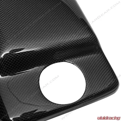 Exotic Car Gear Carbon Fiber Coolant Tank Cover w/ Cavallino Ferrari 360 - ECG-FER-360TCC