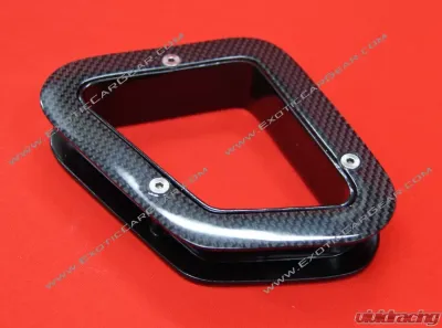 Exotic Car Gear Carbon Fiber 4pc CS Seat Belt Harness Guides Ferrari 360 Challenge Stradale - ECG-FER-36CSHG