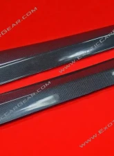 Exotic Car Gear Carbon Fiber 1-Pair Blank OEM Door Sill Ferrari F430                                     - ECG-FER-3F4DSBL - Image 3