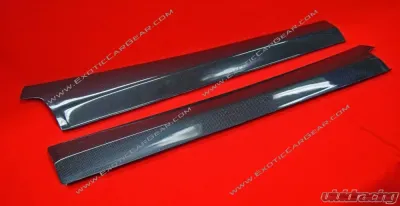 Exotic Car Gear Carbon Fiber 1-Pair Blank OEM Door Sill Ferrari F430 - ECG-FER-3F4DSBL