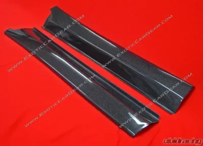 Exotic Car Gear Carbon Fiber 1-Pair Blank OEM Door Sill Ferrari F430 - ECG-FER-3F4DSBL