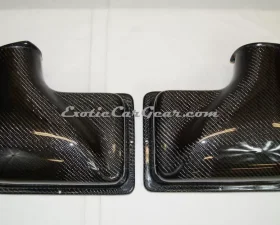 Exotic Car Gear Carbon Fiber 1-Pair OEM Scuderia Style Air Box Set Ferrari F430