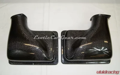 Exotic Car Gear Carbon Fiber 1-Pair OEM Scuderia Style Air Box Set Ferrari F430 - ECG-FER-430ABS