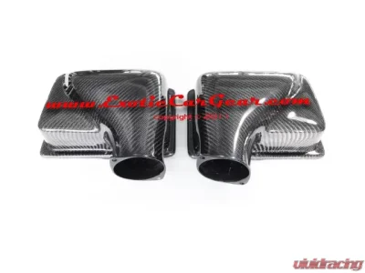 Exotic Car Gear Carbon Fiber 1-Pair OEM Scuderia Style Air Box Set Ferrari F430 - ECG-FER-430ABS