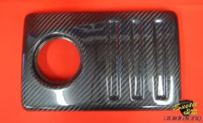 Exotic Car Gear Carbon Fiber No Mount Tabs Coolant Tank Cover Ferrari F430 - ECG-FER-430CCN