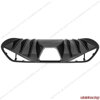 Exotic Car Gear Carbon Fiber Scuderia OEM Rear Diffuser w/ Fins Ferrari F430 - ECG-FER-430DFS