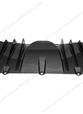 Exotic Car Gear Carbon Fiber Scuderia OEM Rear Diffuser w/ Fins Ferrari F430                                     - ECG-FER-430DFS - Image 2