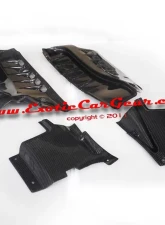 Exotic Car Gear Carbon Fiber Engine Bay Panels w/ Rear Firewall Panel Ferrari F430 Scuderia/Coupe                                     - ECG-FER-430EBPC - Image 4
