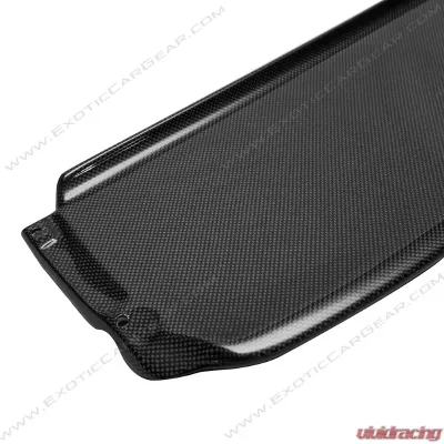 Exotic Car Gear Carbon Fiber Front Spoiler Lip Ferrari F430 Scuderia/16M - ECG-FER-430FSLS