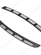 Exotic Car Gear Carbon Fiber 1-Pair OEM Rear Window Louvers Set Ferrari F430 Scuderia | Coupe | Berlinetta 2004-2009                                     - ECG-FER-430RWLC - Image 2