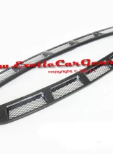Exotic Car Gear Carbon Fiber 1-Pair OEM Rear Window Louvers Set Ferrari F430 Scuderia | Coupe | Berlinetta 2004-2009                                     - ECG-FER-430RWLC - Image 2
